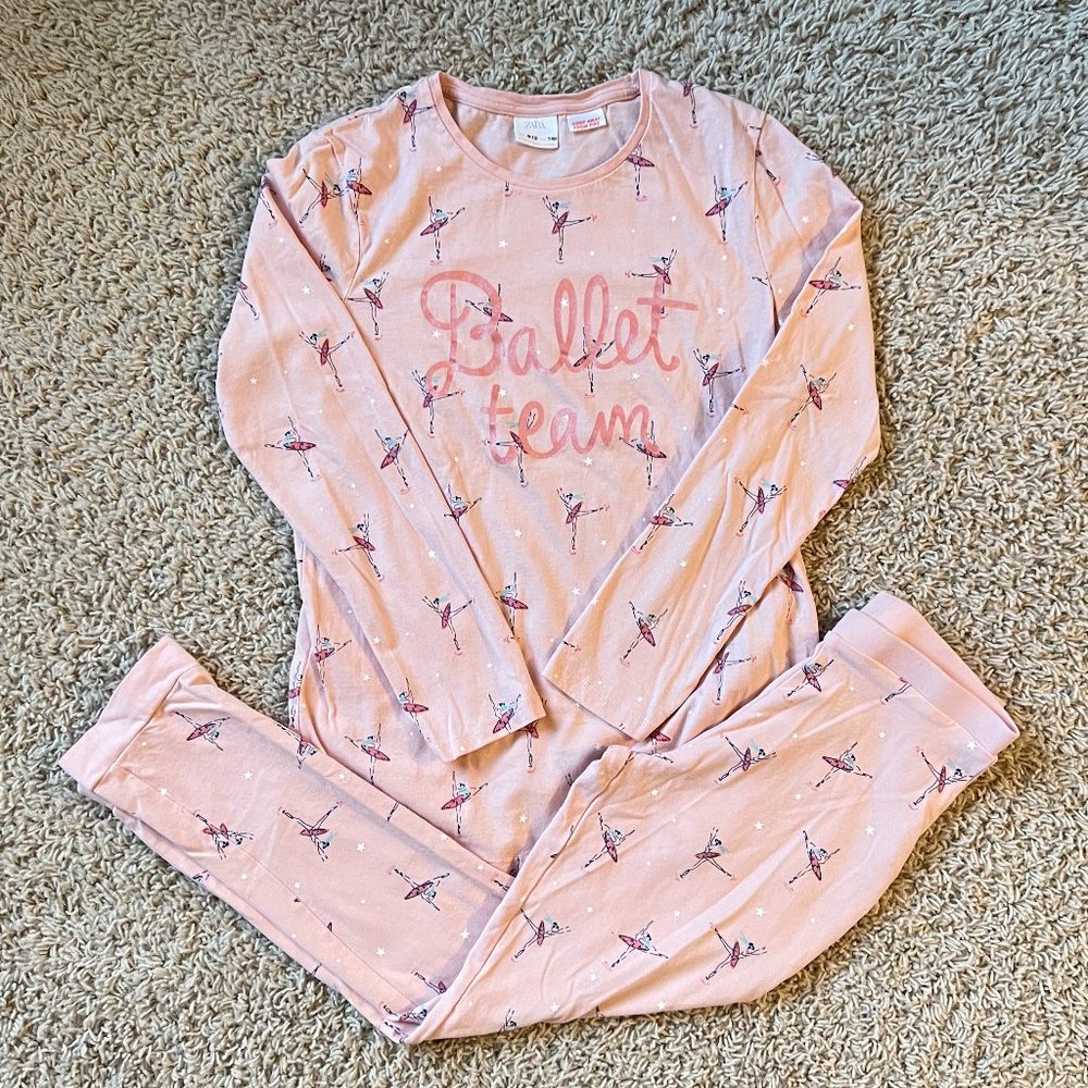 Zara Kids Girls Ballet Pajamas